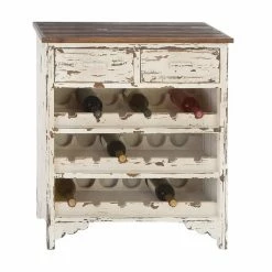 Best deal 🔔 Grayson Lane 14-in x 32-in White Wood Wine rack 💯