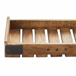 Budget 🧨 Grayson Lane Brown Mango Wood Trays - Set of 3 ❤️ -GRAYSON LANE Sales 2022 330860031 AlternateImage2 l