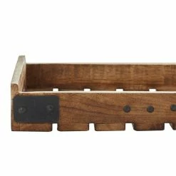 Budget 🧨 Grayson Lane Brown Mango Wood Trays - Set of 3 ❤️ -GRAYSON LANE Sales 2022 330860031 AlternateImage3 l