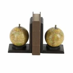 Best deal 🔔 Grayson Lane Mango Wood Globe Bookends - Set of 2 🛒 -GRAYSON LANE Sales 2022 330860039 AlternateImage4 l