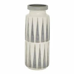 Wholesale ⭐ Grayson Lane Grey Traditional Ceramic Vase 😀 -GRAYSON LANE Sales 2022 330860042 AlternateImage4 l
