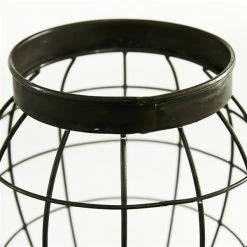 Best Pirce 🔥 Grayson Lane Black Metal Decorative Jars - Set of 2 ⭐ -GRAYSON LANE Sales 2022 330860045 AlternateImage3 l