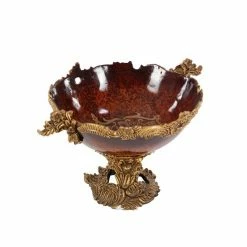 Best reviews of 😍 Grayson Lane Gold Resin Decorative Bowl 🛒 -GRAYSON LANE Sales 2022 330860054 AlternateImage4 l