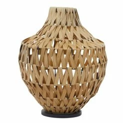 Discount 🧨 Grayson Lane Boho Brown Metal Vase ⌛