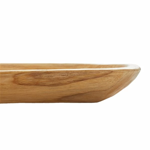 Hot Sale 😉 Grayson Lane Brown Rustic Teak Wood Tray 😉 3 Hot Sale 😉 Grayson Lane Brown Rustic Teak Wood Tray 😉 - Image 3