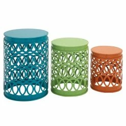 Top 10 🤩 Grayson Lane Multicolour Metal Accent Table Set - 3-Piece 🌟