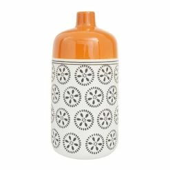 Deals ⭐ Grayson Lane Orange and White Stoneware Vase ✨ -GRAYSON LANE Sales 2022 330860078 AlternateImage4 l