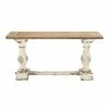 Cheapest ⭐ Grayson Lane Grayson Lane 29-in x 59-in Vintage Console Table - White Wood 🎁