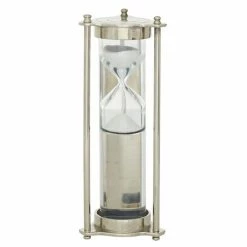 Best reviews of 😉 Grayson Lane 8-in x 3-in x 3-in Contemporary Timer - Silver Aluminum 🔔