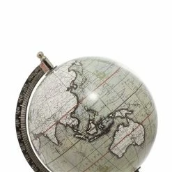Promo 🧨 Grayson Lane 11-in x 7-in Contemporary Globe - White Ceramic and Metal 🧨 -GRAYSON LANE Sales 2022 330861419 AlternateImage2 l