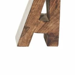 Cheap 💯 Grayson Lane Set of 2 8-in x 5-in Dark Brown Contemporary A Z Bookends - Mango Wood 😀 -GRAYSON LANE Sales 2022 330861423 AlternateImage2 l