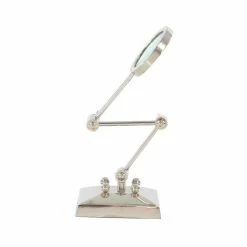 Budget 🤩 Grayson Lane 20-in x 6-in x 6-in Traditional Magnifying Glass - Silver Aluminum ❤️ -GRAYSON LANE Sales 2022 330861427 AlternateImage3 l