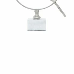 Best reviews of 🔥 Grayson Lane 13-in x 7-in Glam Globe - Silver Aluminum 👍 -GRAYSON LANE Sales 2022 330861435 AlternateImage3 l