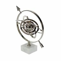 Deals 🛒 Grayson Lane 15-in x 10-in Glam Globe - Silver Aluminum 🌟 -GRAYSON LANE Sales 2022 330861439 AlternateImage4 l
