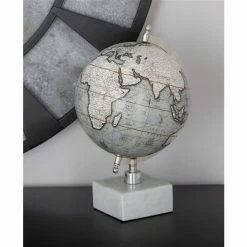 Buy 😍 Grayson Lane 13-in x 9-in Contemporary Globe - White Ceramic and Metal ⭐ -GRAYSON LANE Sales 2022 330861440 AlternateImage1 l