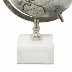 Buy 😍 Grayson Lane 13-in x 9-in Contemporary Globe - White Ceramic and Metal ⭐ -GRAYSON LANE Sales 2022 330861440 AlternateImage2 l