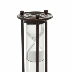 Flash Sale 👍 Grayson Lane 9-in x 3-in x 3-in Traditional Timer - Silver Brass 🧨 -GRAYSON LANE Sales 2022 330861443 AlternateImage2 l