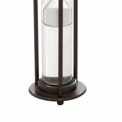 Flash Sale 👍 Grayson Lane 9-in x 3-in x 3-in Traditional Timer - Silver Brass 🧨 -GRAYSON LANE Sales 2022 330861443 AlternateImage3 l