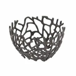 Cheapest ❤️ Grayson Lane Set of 2 14-in, 12-in Coastal Decorative Bowl - Black Aluminum ❤️ -GRAYSON LANE Sales 2022 330861446 AlternateImage4 l