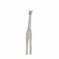 New ⭐ Grayson Lane Set of 2 15-in, 16-in Silver Modern Giraffe Sculpture - Aluminum ✨ -GRAYSON LANE Sales 2022 330861447 AlternateImage4 l