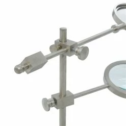 Buy 🤩 Grayson Lane 9-in x 12-in x 5-in Traditional Magnifying Glass - Silver Aluminum 🎁 -GRAYSON LANE Sales 2022 330861462 AlternateImage2 l