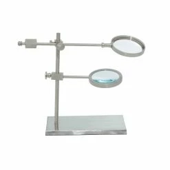 Buy 🤩 Grayson Lane 9-in x 12-in x 5-in Traditional Magnifying Glass - Silver Aluminum 🎁 -GRAYSON LANE Sales 2022 330861462 AlternateImage3 l