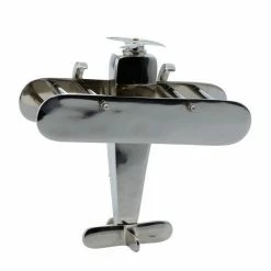 Cheap 💯 Grayson Lane 4-in x 8-in Modern Plane Sculpture - Silver Aluminum 🔥 -GRAYSON LANE Sales 2022 330861463 AlternateImage3 l
