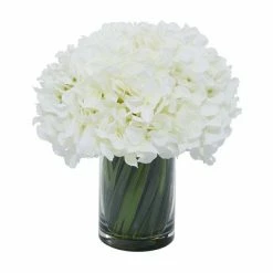 Deals 🤩 Grayson Lane 10-in x 11-in Natural Artificial Foliage - White Plastic and Glass 🔥 -GRAYSON LANE Sales 2022 330861467 AlternateImage4 l