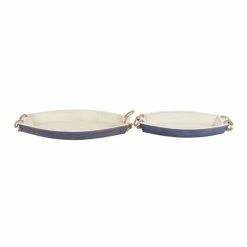 Deals ⭐ Grayson Lane Set of 2 23-in, 19-in Coastal Tray - White Wood 🤩 9 Deals ⭐ Grayson Lane Set of 2 23-in, 19-in Coastal Tray - White Wood 🤩 -GRAYSON LANE Sales 2022 330861468 AlternateImage4 l