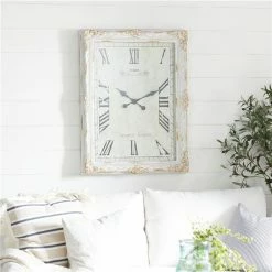 Top 10 🥰 Grayson Lane Analog Rectangle Wall Standard Clock - 36-in x 27-in 🛒 -GRAYSON LANE Sales 2022 330861474 AlternateImage2 l