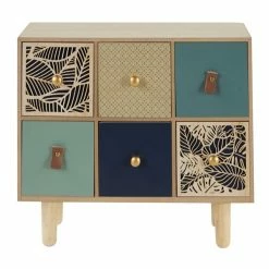 New ⭐ Grayson Lane 12-in x 14-in Eclectic Jewelry Box - Blue Wood ⌛ -GRAYSON LANE Sales 2022 330861475 AlternateImage4 l