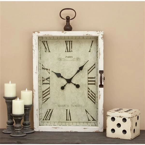 Buy 😀 Grayson Lane Analog Rectangle Wall Standard Clock - 34-in x 20-in 💯 2 Buy 😀 Grayson Lane Analog Rectangle Wall Standard Clock - 34-in x 20-in 💯 - Image 2