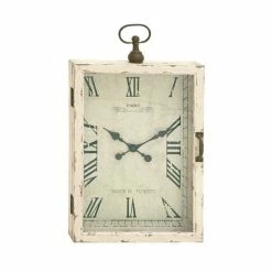 Buy 😀 Grayson Lane Analog Rectangle Wall Standard Clock - 34-in x 20-in 💯
