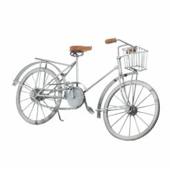 Top 10 ❤️ Grayson Lane 10-in x 19-in Bicycle Vintage Sculpture - Silver Metal ❤️