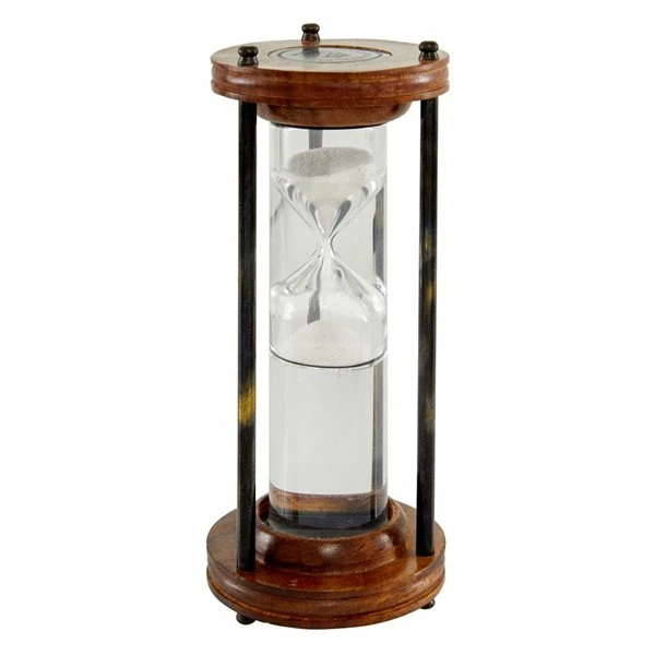 Wholesale ❤️ Grayson Lane 8-in x 3-in x 3-in Traditional Timer - Brown Mango Wood 🎉 1 Wholesale ❤️ Grayson Lane 8-in x 3-in x 3-in Traditional Timer - Brown Mango Wood 🎉