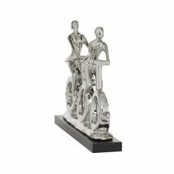 Discount ⌛ Grayson Lane 13-in x 18-in Sculpture - Silver Porcelain Cyclists 🛒 8 Discount ⌛ Grayson Lane 13-in x 18-in Sculpture - Silver Porcelain Cyclists 🛒 -GRAYSON LANE Sales 2022 330861496 AlternateImage3 l