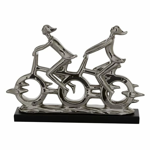 Discount ⌛ Grayson Lane 13-in x 18-in Sculpture - Silver Porcelain Cyclists 🛒 1 Discount ⌛ Grayson Lane 13-in x 18-in Sculpture - Silver Porcelain Cyclists 🛒