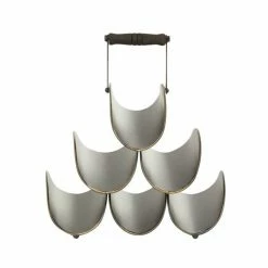 Cheap 🧨 Grayson Lane 13 In. x 15 In. Industrial Wine Holder Rack - Black Metal 👍 -GRAYSON LANE Sales 2022 330861498 AlternateImage4 l