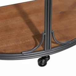 Top 10 ❤️ Grayson Lane Grayson Lane 31-in x 34-in Industrial Console Table - Brown Metal 👏 -GRAYSON LANE Sales 2022 330861501 AlternateImage3 l