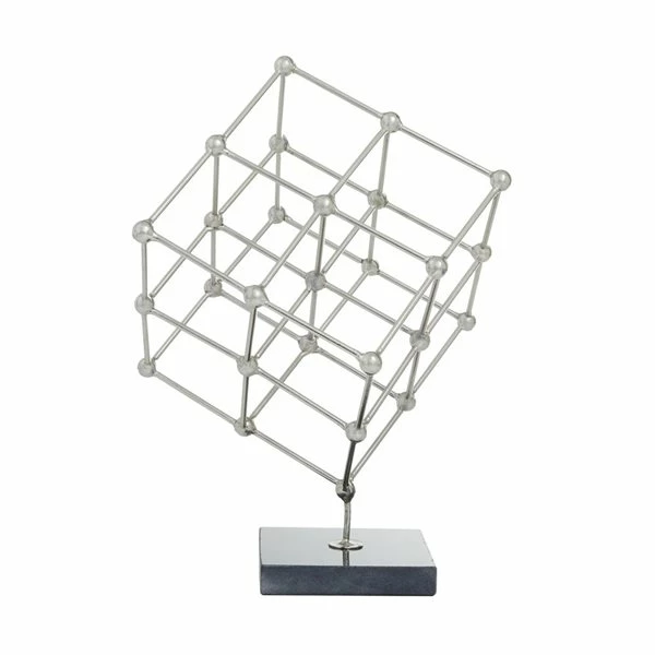Coupon 🛒 Grayson Lane 12-in x 9-in Modern Sculpture - Silver Marble 🎉 1 Coupon 🛒 Grayson Lane 12-in x 9-in Modern Sculpture - Silver Marble 🎉