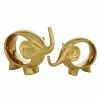 Brand new 😉 Grayson Lane Set of 2 7-in, 9-in Gold Contemporary Elephant Sculpture - Porcelain ✨