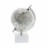 Brand new ✔️ Grayson Lane 8-in x 5-in Contemporary Globe - White Ceramic and Metal 🔔