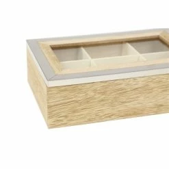 Top 10 🔥 Grayson Lane Set of 2 9-in x 3-in Light Brown Natural Jewelry Box - Wood 🤩 -GRAYSON LANE Sales 2022 330861526 AlternateImage2 l