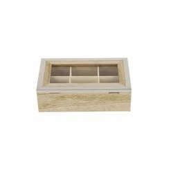 Top 10 🔥 Grayson Lane Set of 2 9-in x 3-in Light Brown Natural Jewelry Box - Wood 🤩 -GRAYSON LANE Sales 2022 330861526 AlternateImage5 l