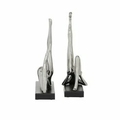 Best Sale 🛒 Grayson Lane Set of 2 12.75, 13-in Silver Contemporary Yoga Sculpture - Porcelain 🔔 9 Best Sale 🛒 Grayson Lane Set of 2 12.75, 13-in Silver Contemporary Yoga Sculpture - Porcelain 🔔 -GRAYSON LANE Sales 2022 330861528 AlternateImage5 l