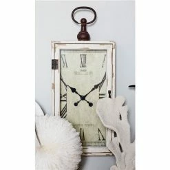 Best reviews of 🥰 Grayson Lane Analog Rectangle Wall Standard Clock - 28-in x 12-in 👍 -GRAYSON LANE Sales 2022 330861531 AlternateImage2 l