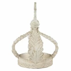 Hot Sale 🛒 Grayson Lane 21-in x 16-in Country Sculpture - White Resin Crown 💯 -GRAYSON LANE Sales 2022 330861537 AlternateImage3 l