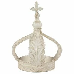Hot Sale 🛒 Grayson Lane 21-in x 16-in Country Sculpture - White Resin Crown 💯 -GRAYSON LANE Sales 2022 330861537 AlternateImage4 l
