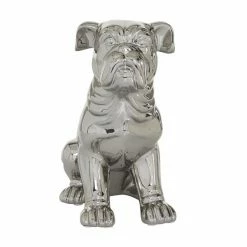 Wholesale 🥰 Grayson Lane 11-in x 11-in Glam Sculpture - Silver Ceramic 🦮 Dog 🧨 -GRAYSON LANE Sales 2022 330861540 AlternateImage3 l