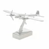 Brand new ✔️ Grayson Lane 8-in x 12-in Modern Airplane Sculpture - Silver Aluminum 💯